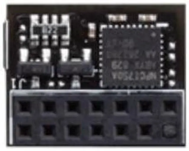 Alt view image 9 of 12 - Asus Accessory TPM-SPI SPI 14-1pin Nuvoton NPCT750 TPM2.0 Bulk Pack