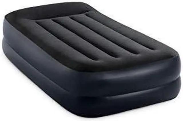 Alt view image 10 of 16 - Intex Dura-Beam Series Pillow Rest Raised Twin Airbed with Internal Pump