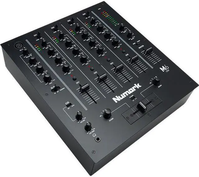 Alt view image 9 of 12 - Numark M6 4-Channel USB DJ Mixer
