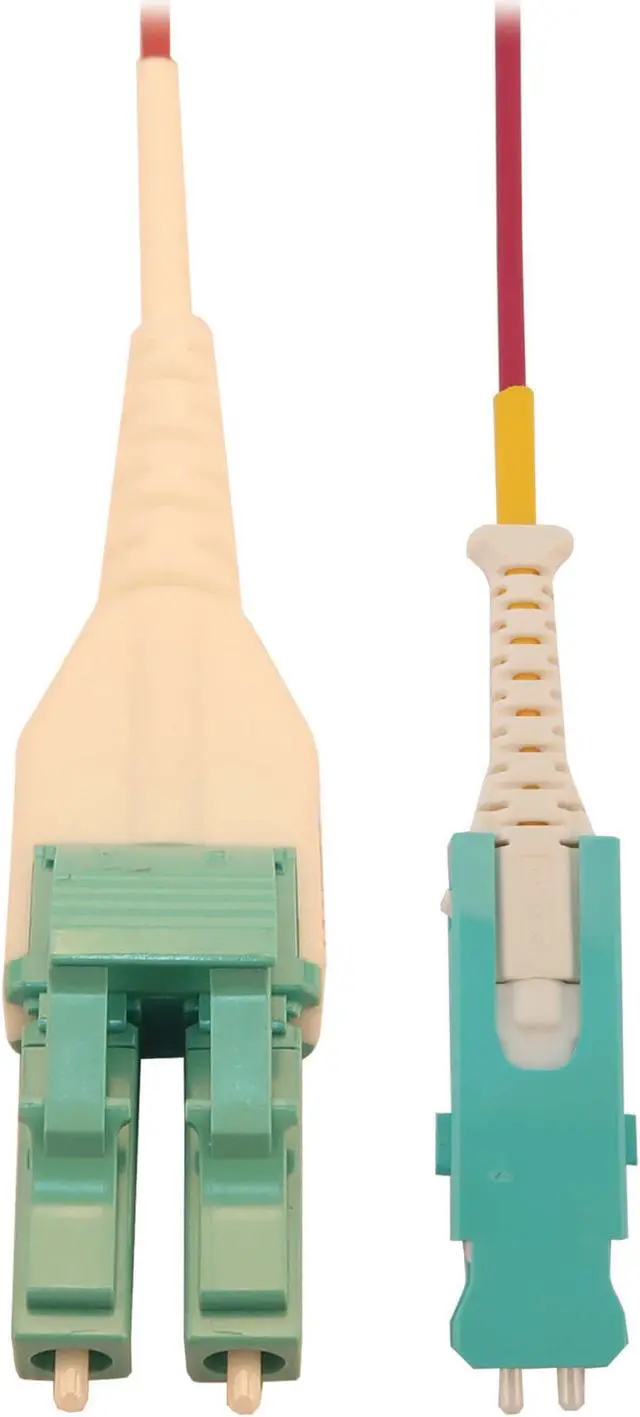 Alt view image 3 of 11 - Tripp Lite 2m Multimode 50/125 OM4 Fiber Optic Cable Magenta N823L-02M-MG