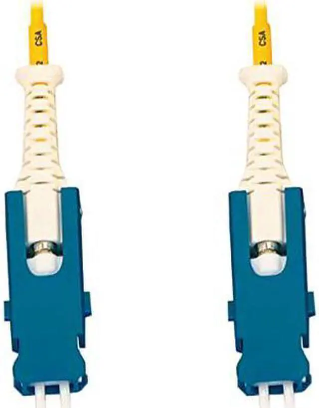 Alt view image 3 of 9 - Tripp Lite 1m 400G Singlemode 9/125 OS2 Fiber Optic Cable Yellow N383S-01M