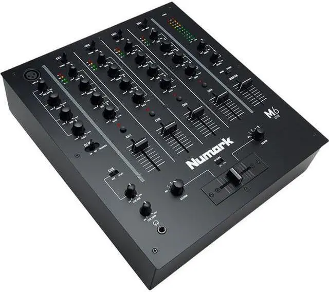 Alt view image 11 of 12 - Numark M6 4-Channel USB DJ Mixer