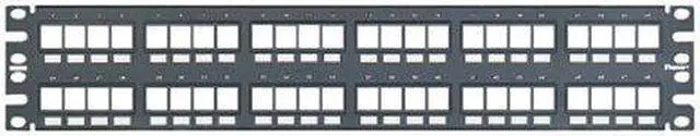 Alt view image 5 of 7 - Panduit PDTNKPP48FMY 48-port flush mount modular patch panel