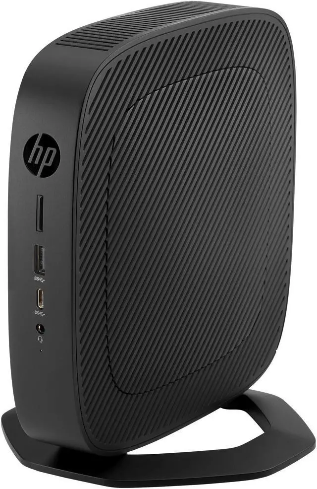 Alt view image 8 of 12 - HP t540 Thin Client Desktop PC AMD Ryzen R1305G Dual-Core Processor 1.50GHz 8GB 64GB Win 10 IoT in Black (BROWN-BOX)