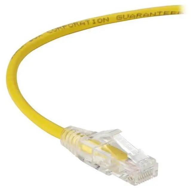 Alt view image 2 of 7 - BLACK BOX C6APC28-YL-04 CAT6A 500-MHZ SNAGLESS 28AWG STRANDED ETHERNET PATCH CABLE - UNSHIELDED (UTP), C