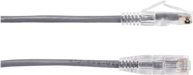 Alt view image 3 of 6 - BLACK BOX C6APC28-GY-03 CAT6A 500-MHZ SNAGLESS 28AWG STRANDED ETHERNET PATCH CABLE - UNSHIELDED (UTP), C