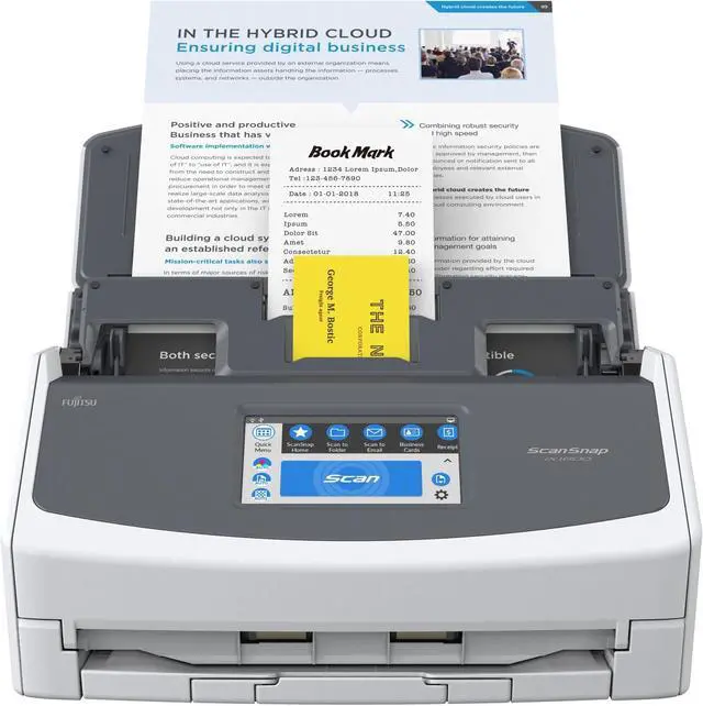 Alt view image 2 of 5 - Ricoh ScanSnap iX1600 ADF Scanner 600 dpi Optical PA03770-B605 TAA