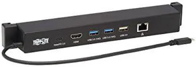 Alt view image 2 of 15 - Tripp Lite HDMI USB-A 3.2 100W PD Charging Docking Station Black U442DOCK14MS