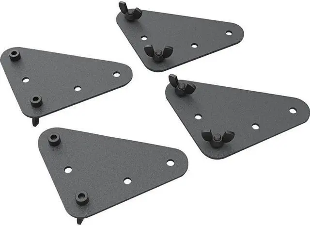 Alt view image 3 of 6 - Heckler Design Mounting Adapter Kit for Display Stand Cart LCD Display H497BG