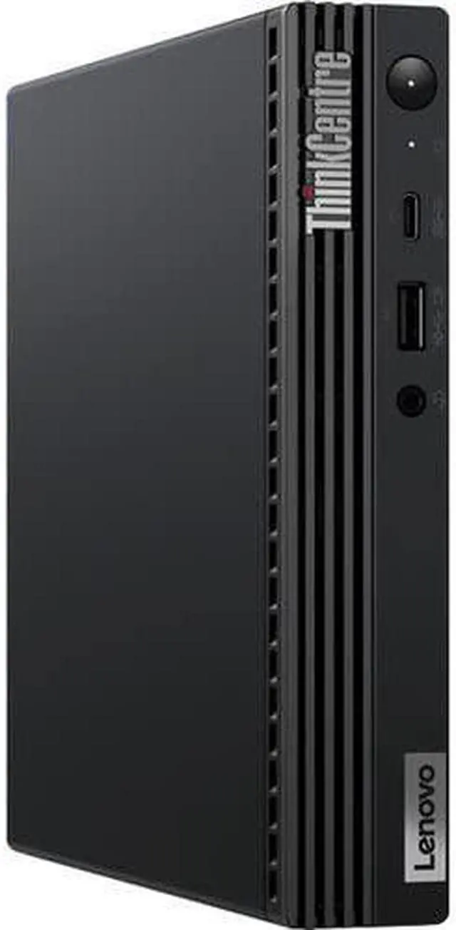 Alt view image 2 of 12 - Lenovo ThinkCentre M80q Gen 3 11U1000KUS Desktop Computer - Intel Core i5 12th Gen i5-12500T Hexa-core (6 Core) 2 GHz - 8 GB RAM DDR5 SDRAM - 256 GB M.2 PCI Express SSD - Tiny - Raven Black - Windows