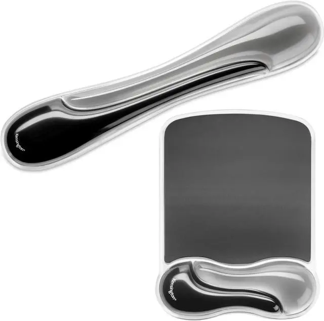 Main image of Kensington Mousepad and Wrist Rest, Gel, 11-2/5"Wx17-7/10"Lx1-7/10"H,GY (KMW52500)