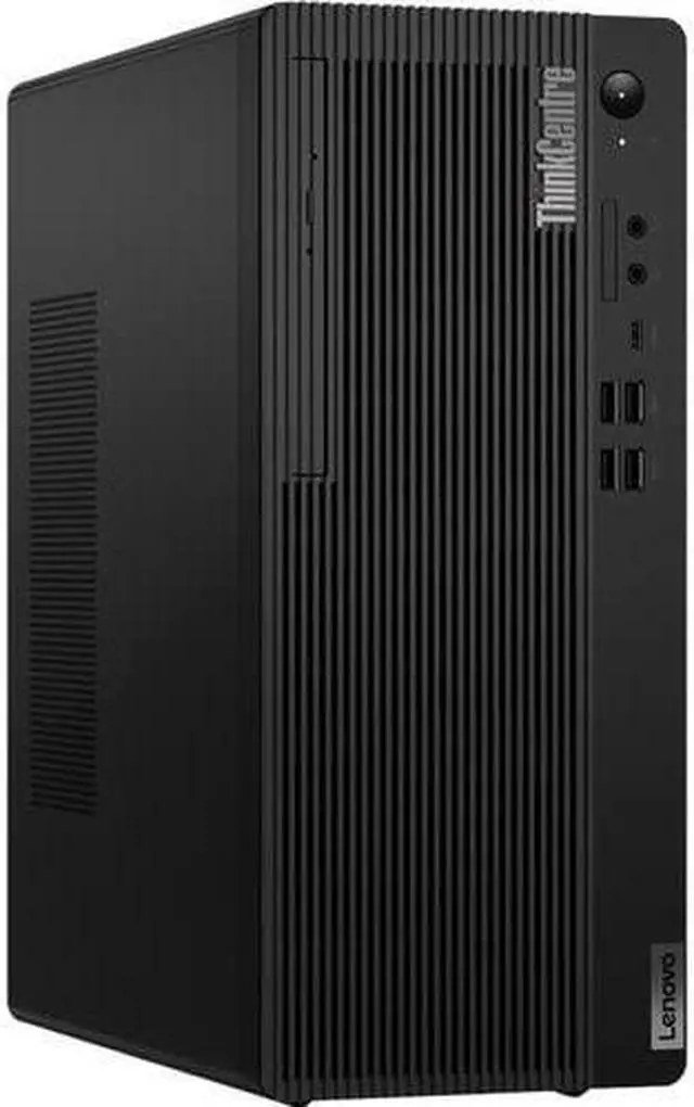 Alt view image 3 of 15 - Lenovo ThinkCentre M70t Gen 3 11T6001TUS Desktop Computer - Intel Core i5 12th Gen i5-12400 Hexa-core (6 Core) 2.50 GHz - 8 GB RAM DDR4 SDRAM - 256 GB M.2 PCI Express NVMe SSD - Tower - Black