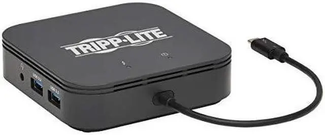 Alt view image 10 of 18 - Tripp Lite MTB3-DOCK-04 Docking Station - for Notebook - 60 W - USB Type C - 4 x USB Ports - Network (RJ-45) - HDMI - DisplayPort - Thunderbolt - Wired