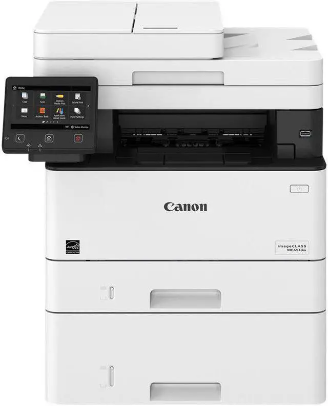 Alt view image 5 of 10 - Canon imageCLASS MF451dw All-In-One Wireless Duplex Monochrome Laser Printer