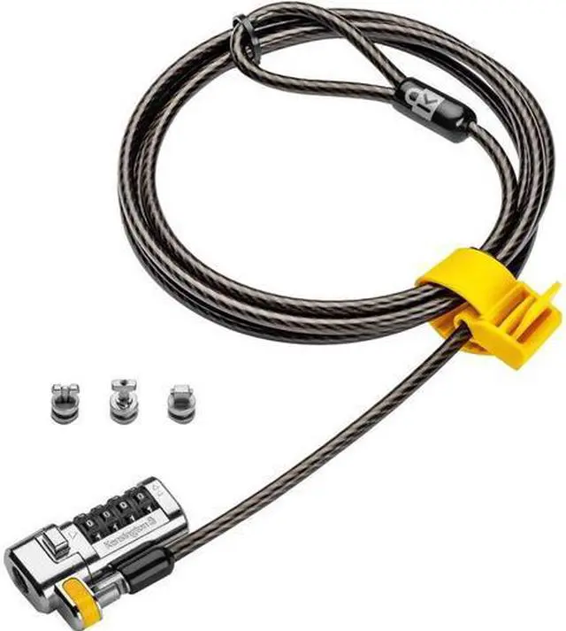 Alt view image 8 of 12 - Kensington Clicksafe Universal Combination Laptop Lock - Master Coded