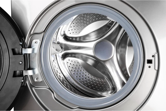 Alt view image 5 of 5 - Magic Chef MCSCWD27S5 2.7 Cu Ft Front Load Washer And Dryer Combination, Silver
