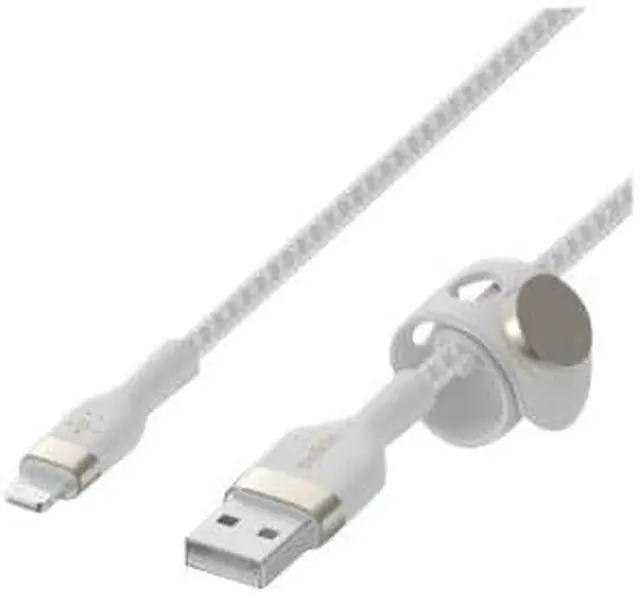 Alt view image 3 of 5 - USB A to LTG BRAID SIL 1M W