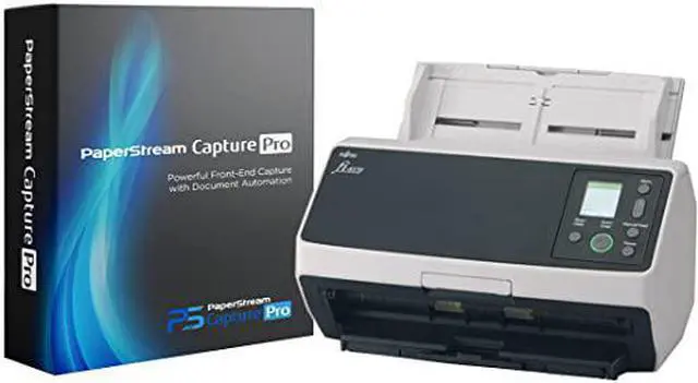 Alt view image 9 of 12 - Ricoh fi-8170 Deluxe Bundle Large Format ADF/Manual Feed Scanner 600dpi Optical CG01000-303001