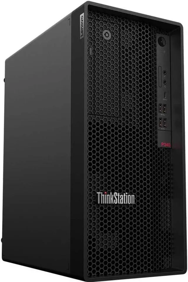 Alt view image 4 of 16 - Lenovo ThinkStation P340 30DH00P0US Workstation - 1 x Intel Core i7 Octa-core (8 Core) i7-10700 10th Gen 2.90 GHz - 16 GB DDR4 SDRAM RAM - 1 TB SSD - Tower