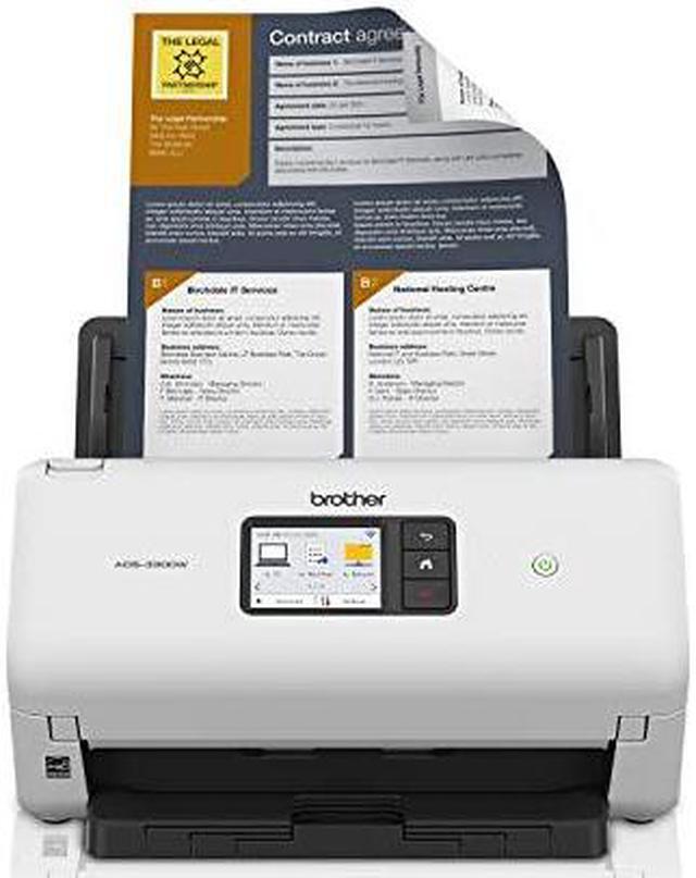 Main image of Brother ADS3300W 24 bit 600 x 600 dpi Wireless High-Speed Desktop Scanner for Small Office & Home Office Professionals