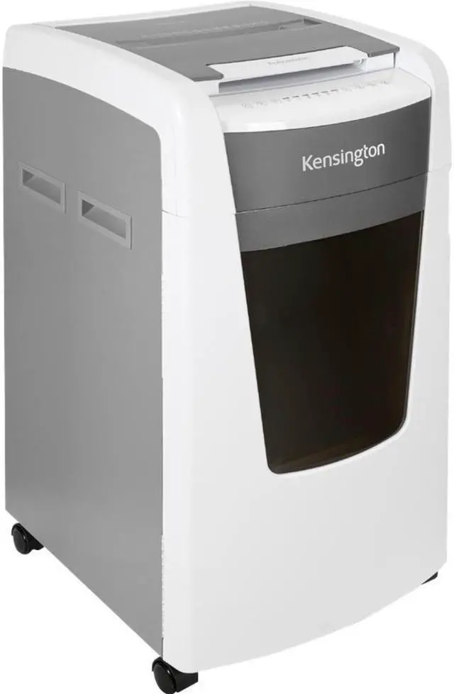 Alt view image 2 of 10 - Kensington OfficeAssist Auto Feed Shredder A6000-HS Anti-Jam Micro Cut - Continuous Shredder - Micro Cut - 10 Per Pass - for shredding Paper, Staples, Paper Clip, Credit Card, Junk Mail, Glossy ...