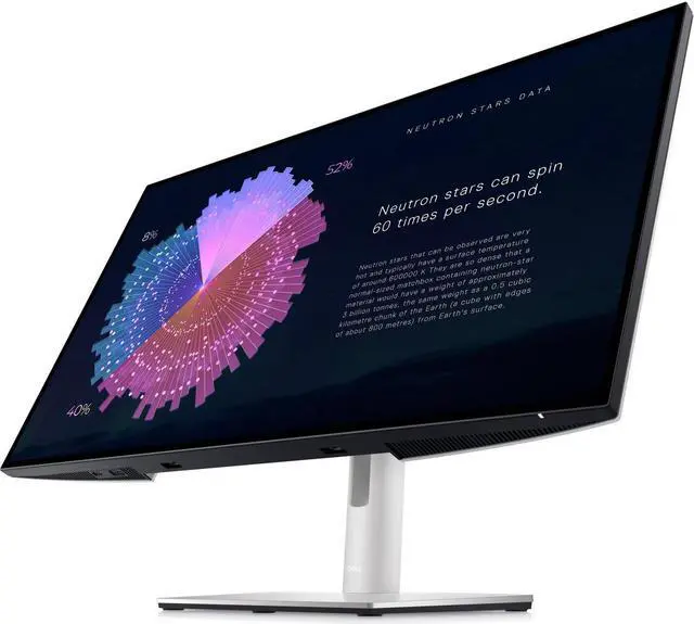 Alt view image 16 of 20 - Dell U2722DE 27" QHD Monitor LED-backlit USB-C Hub 8ms 16:9 350 cd/m² 1000:1 Anti-Glare Height Pivot Swivel Tilt No Base