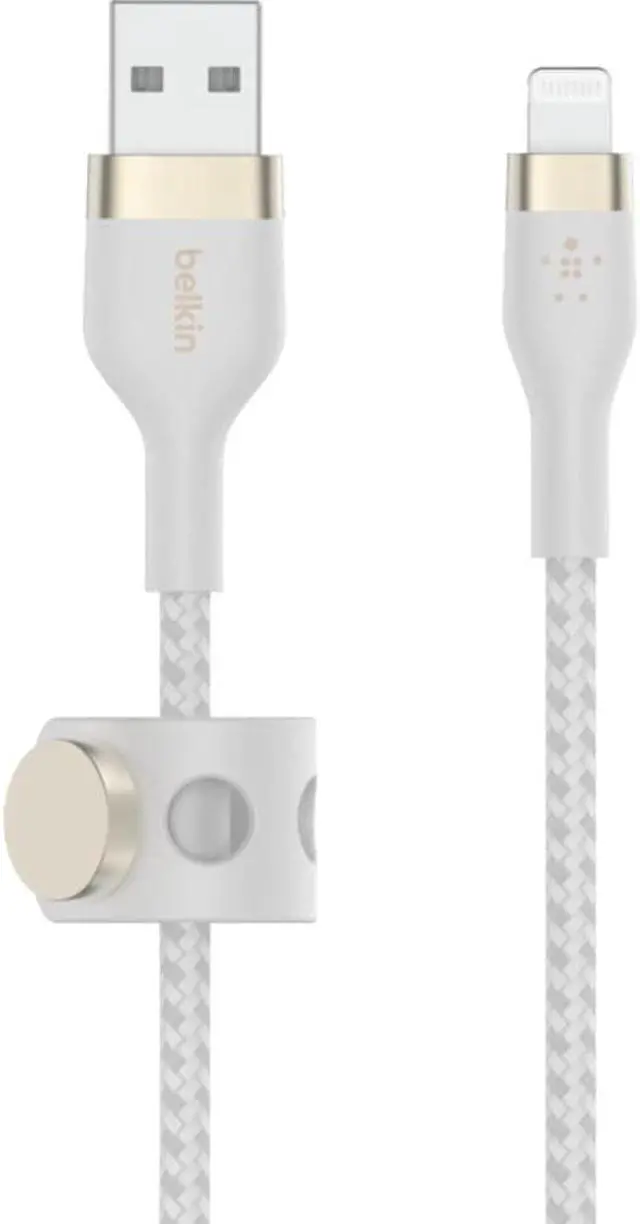 Alt view image 4 of 5 - USB A to LTG BRAID SIL 1M W