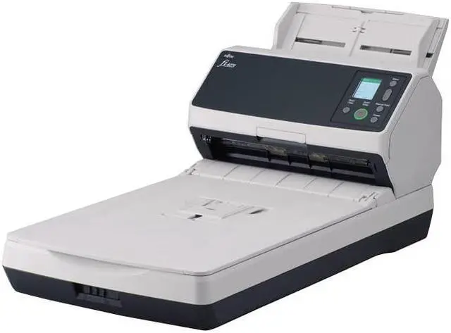 Alt view image 3 of 10 - RICOH fi-8270 PA03810-B555 USB 3.2/Ethernet Interface Flatbed High-Speed Color Duplex Document Scanner with Flatbed