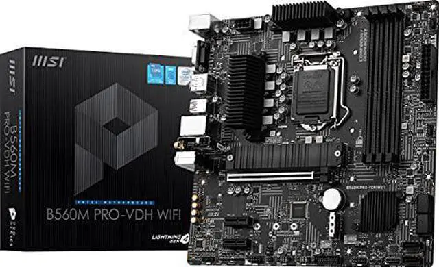 Alt view image 6 of 13 - MSI B560M PRO-VDH LGA 1200 Intel B560 Micro ATX Intel Motherboard