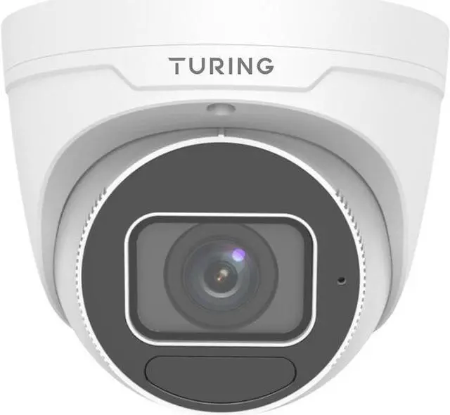 Alt view image 2 of 3 - Turing Video TP-MVD4MV2 2688 x 1520 MAX Resolution 1 RJ45 10M/100M Base-TX Ethernet 4MP HD TwilightVision IR VF Turret Network Camera