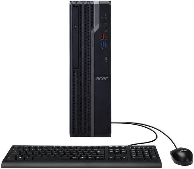 Alt view image 3 of 12 - Acer Veriton X4680G-I51140S3 Desktop Computer - Intel Core i5 11th Gen i5-11400 Hexa-core (6 Core) 2.60 GHz - 16 GB RAM DDR4 SDRAM - 512 GB PCI Express SSD - Black