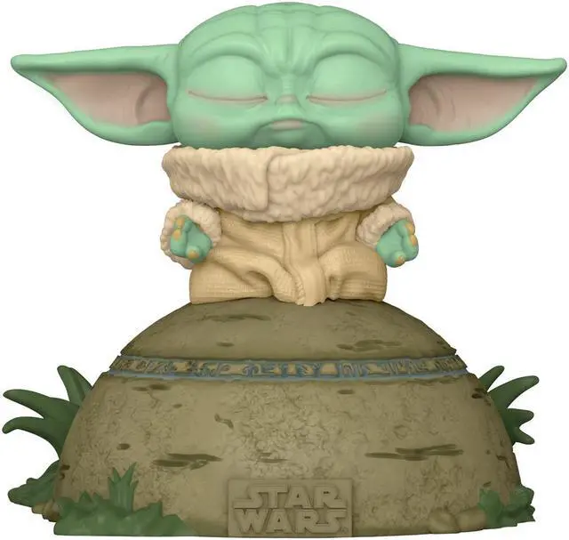 Alt view image 2 of 7 - FUNKO POP! DELUXE: Mandalorian- Grogu Using the Force