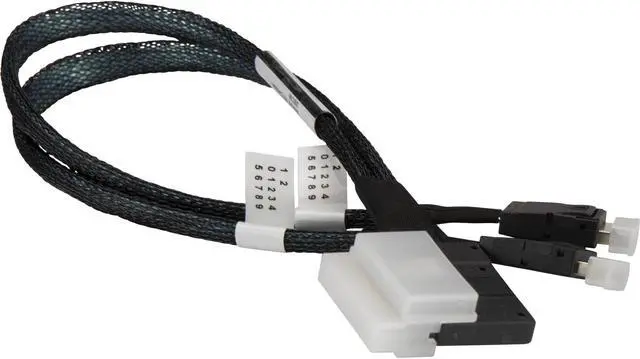 Alt view image 5 of 8 - Supermicro Slimline Sas X8 La To 2x Oculink X4 Int 28cm 34awg Rohs