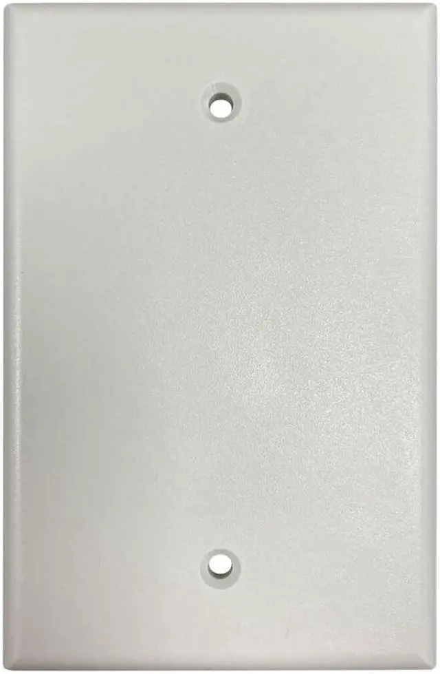 Alt view image 7 of 8 - Tripp Lite Safe-IT Blank Wall Plate Antibacterial Ivory Matte TAA N042AB000IVM