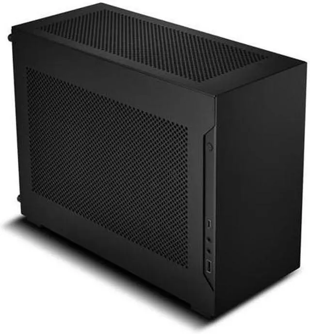 Alt view image 8 of 10 - LIAN LI A4-H2O Black SPCC / Aluminum Mini-ITX Computer Case, PCI4.0 Riser Card Cable Included (A4-H2O X4)