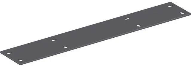 Alt view image 2 of 5 - HON Mod Flat Bracket, 24"D, Graphite Finish HLPLFB24