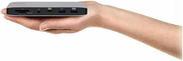 Alt view image 2 of 5 - Kensington Docking Station - 60 W - Thunderbolt 3 - 4K - 3840 x 2160 - USB Type-C - Thunderbolt