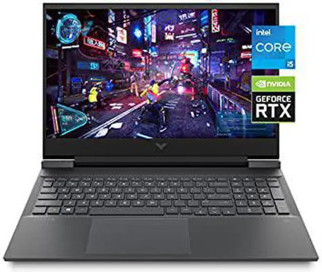 Alt view image 5 of 5 - HP Victus 16 Gaming Laptop, NVIDIA GeForce RTX 3050, 11th Gen Intel Core i5-11260H, 8 GB RAM, 512 GB SSD, 16.1 Full HD IPS Display, Windows 10 Home, Backlit Keyboard, Fast Charge (16-d0020nr, 2021)