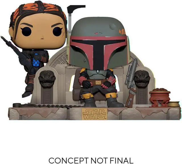 Alt view image 2 of 2 - FUNKO POP! MOMENTS: Mandalorian- Boba Fett & Fennec Shand