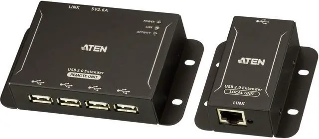 Alt view image 5 of 5 - USB 2.0 4-PORT CAT5 EXTENDER 165 FT