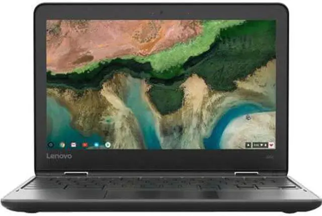 Alt view image 9 of 20 - Lenovo 300e Chromebook 2nd Gen 81MB007YUS 11.6" Touchscreen Chromebook - HD - 1366 x 768 - Intel Celeron N4020 Dual-core (2 Core) 1.10 GHz - 4 GB Total RAM - 4 GB On-board Memory - 32 GB Flash Me
