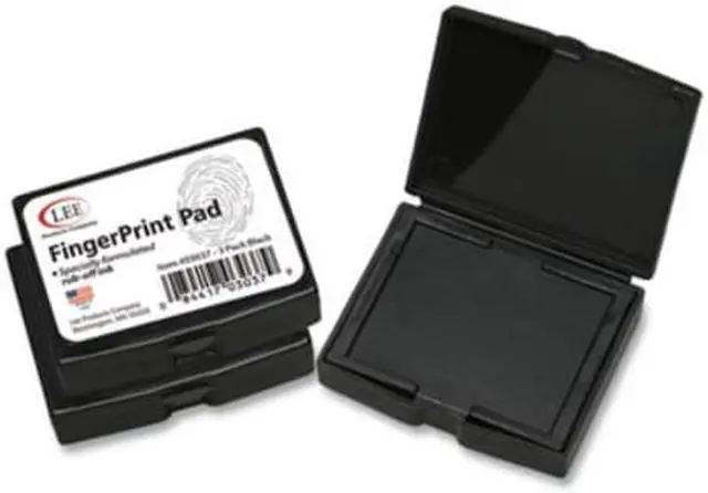 Alt view image 3 of 3 - Lee Products Inkless Fingerprint Pad Black Ink 03037