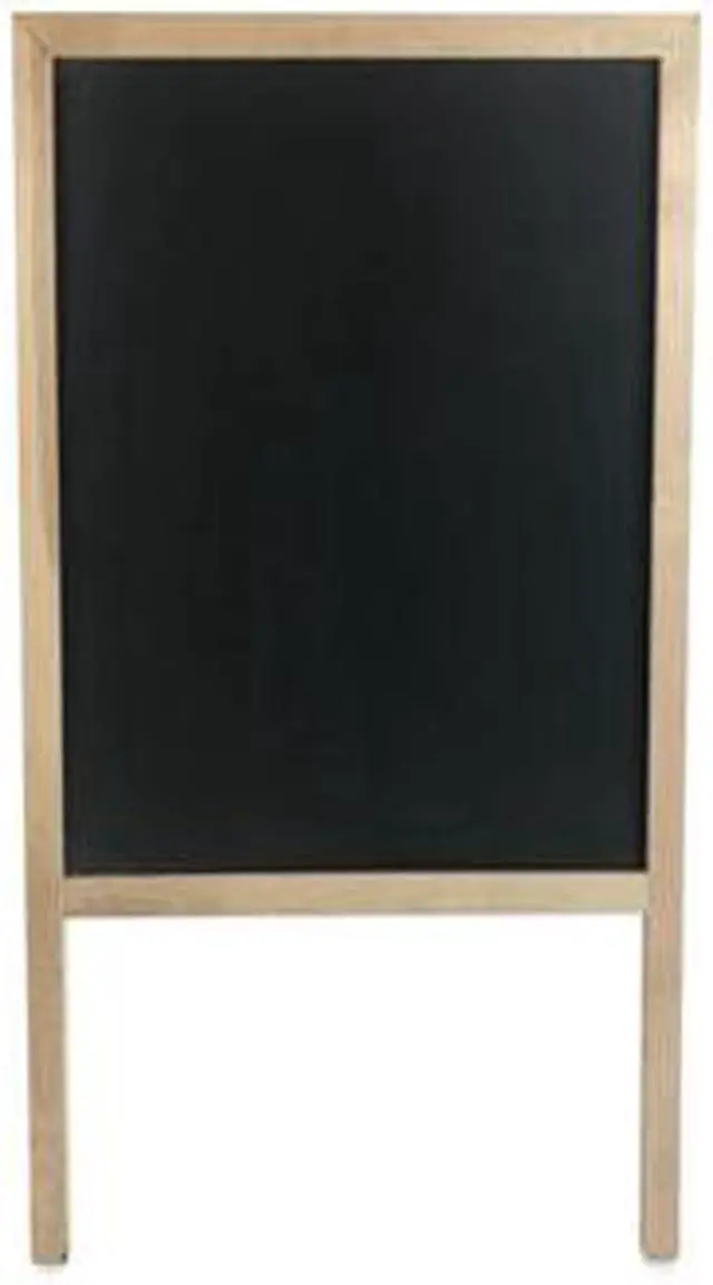 Alt view image 8 of 12 - Flipside Products Foldable Natural Wood Black Chalkboard Marquee Easel for Announcements, Sales and Specials - 42" x 24"
