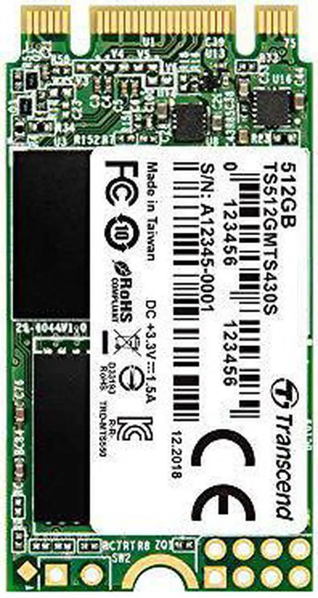 Alt view image 13 of 17 - transcend 512gb sata iii 6gb/s mts430s 42 mm m.2 ssd solid state drive ts512gmts430s
