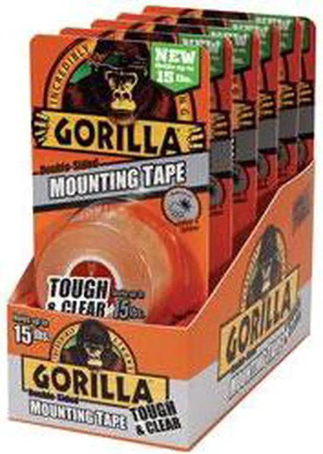 Alt view image 10 of 10 - Mounting Tape,Clear,5 ft. L GORILLA GLUE 6065001