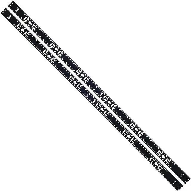 Alt view image 6 of 11 - Tripp Lite SRVRTBARSGL 42U SmartRack Rack Enclosure Single-Width Vertical Equipment Management Bars, 42U, 1 Pair