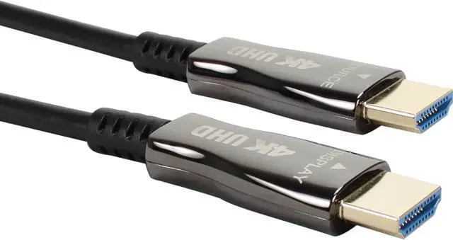 Alt view image 5 of 10 - QVS 45m Active HDMI UltraHD 4K/60Hz 18Gbps with Ethernet High Speed Cable HF45M