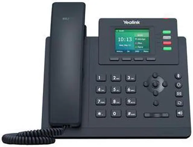 Alt view image 5 of 11 - Yealink SIP-T33G IP Phone Corded Wall Mountable Desktop Classic Gray 1301046