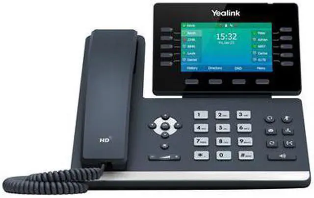 Alt view image 11 of 15 - Yealink SIP-T54W IP Phone Corded/Cordless Wall Mountable Desktop Gray
