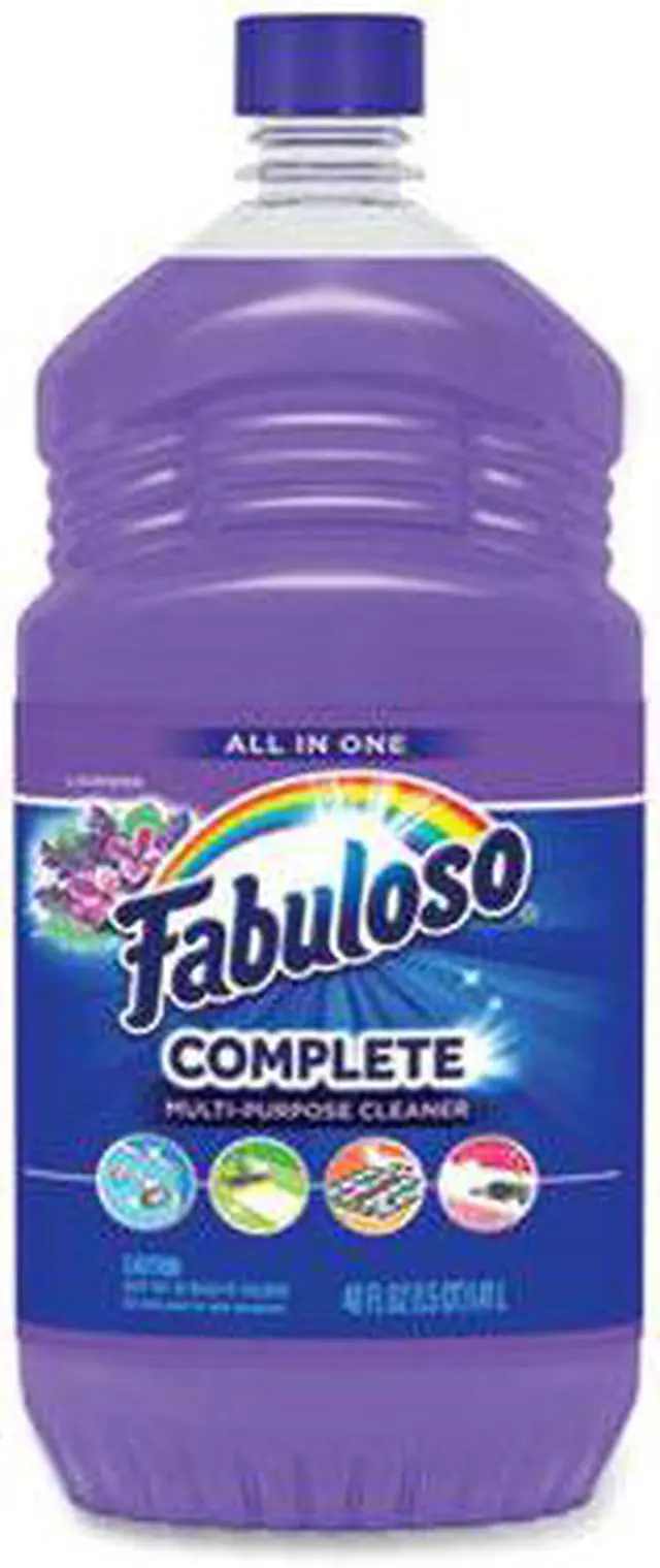 Alt view image 7 of 8 - Fabuloso Antibacterial Multi-Purpose Cleaner Lavender 48 oz Bottle 6/Carton US07172A
